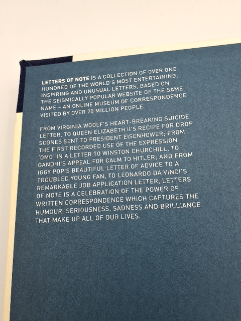 Bog: Letters of Note (engelsk)